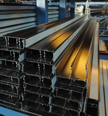 অ্যালুমিনিয়াম প্যাটিও উইন্ডো এক্সট্রুশন প্রোফাইল পাউডার লেপ ব্রোঞ্জ