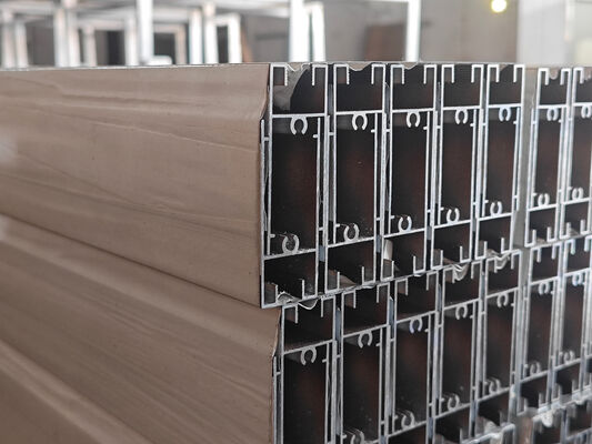 দক্ষিণ আফ্রিকা অ্যালুমিনিয়াম এক্সট্রুশন প্যাটিও উইন্ডো প্রোফাইল পাউডার লেপ