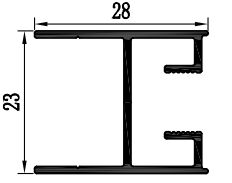 দক্ষিণ আফ্রিকা অ্যালুমিনিয়াম প্যাটিও উইন্ডো এক্সট্রুশন প্রোফাইল পাউডার লেপ 6063